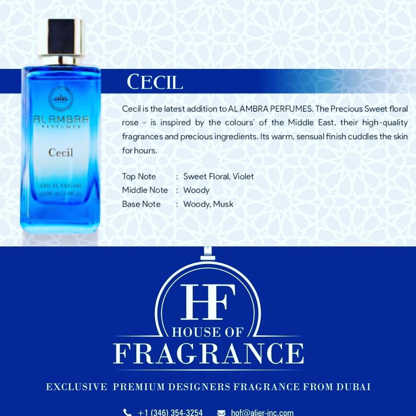 Cecil Luxury - Dubai House Of Fragrance