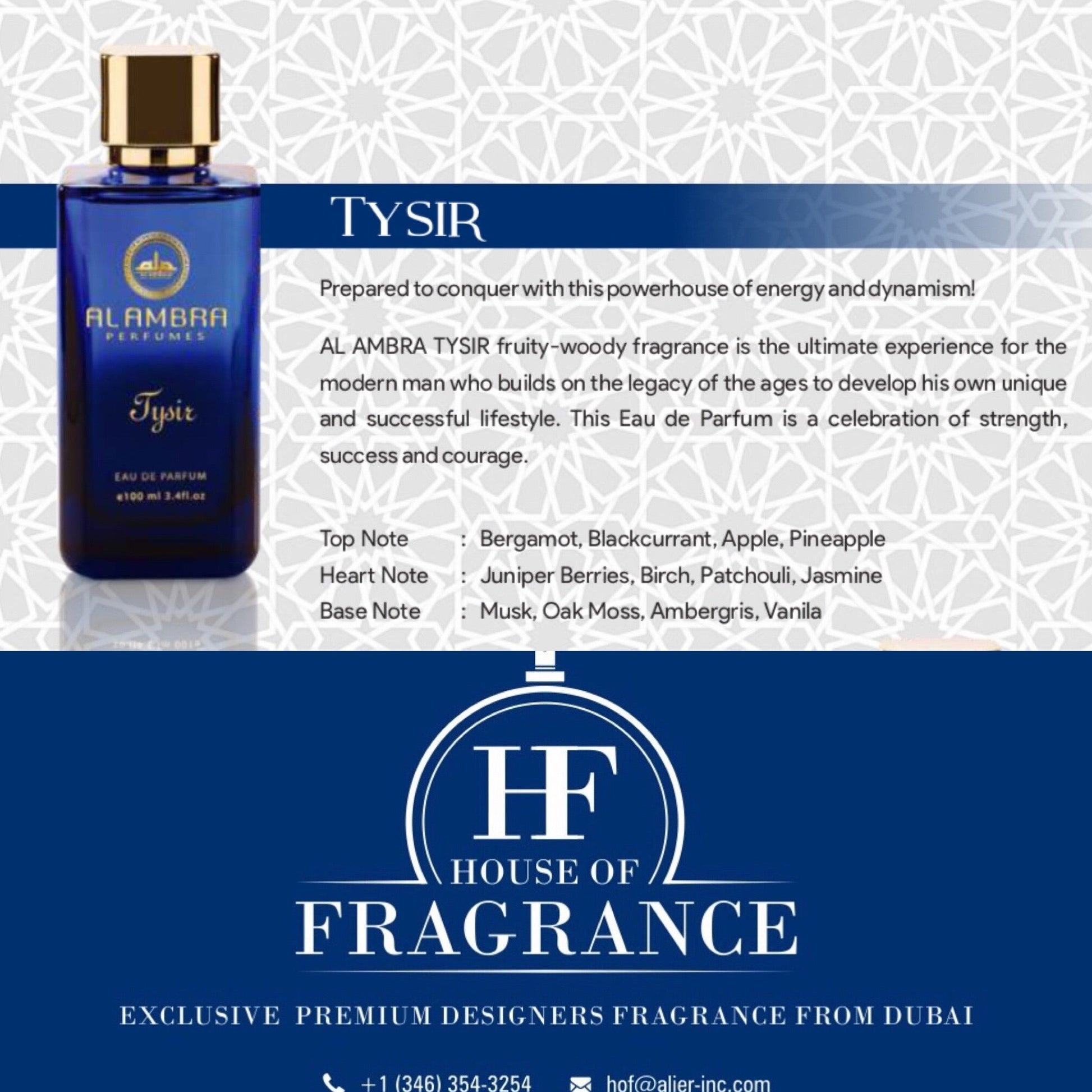Tysir Luxury - Dubai House Of Fragrance