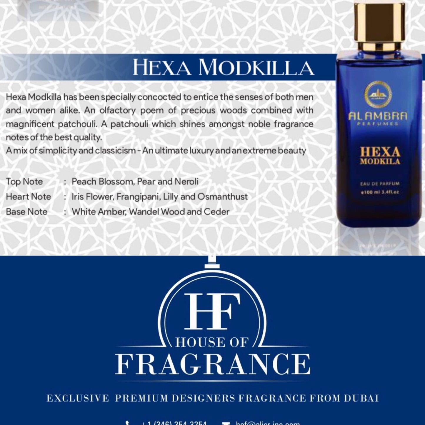 Hexa Modkila Luxury - Dubai House Of Fragrance