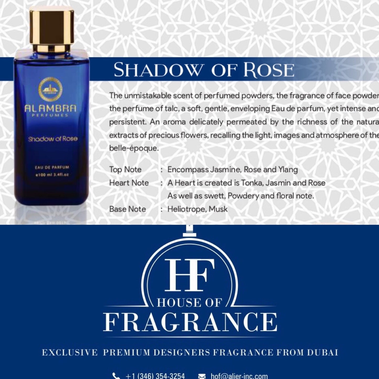 Shadow Of Rose Luxury - Dubai House Of Fragrance