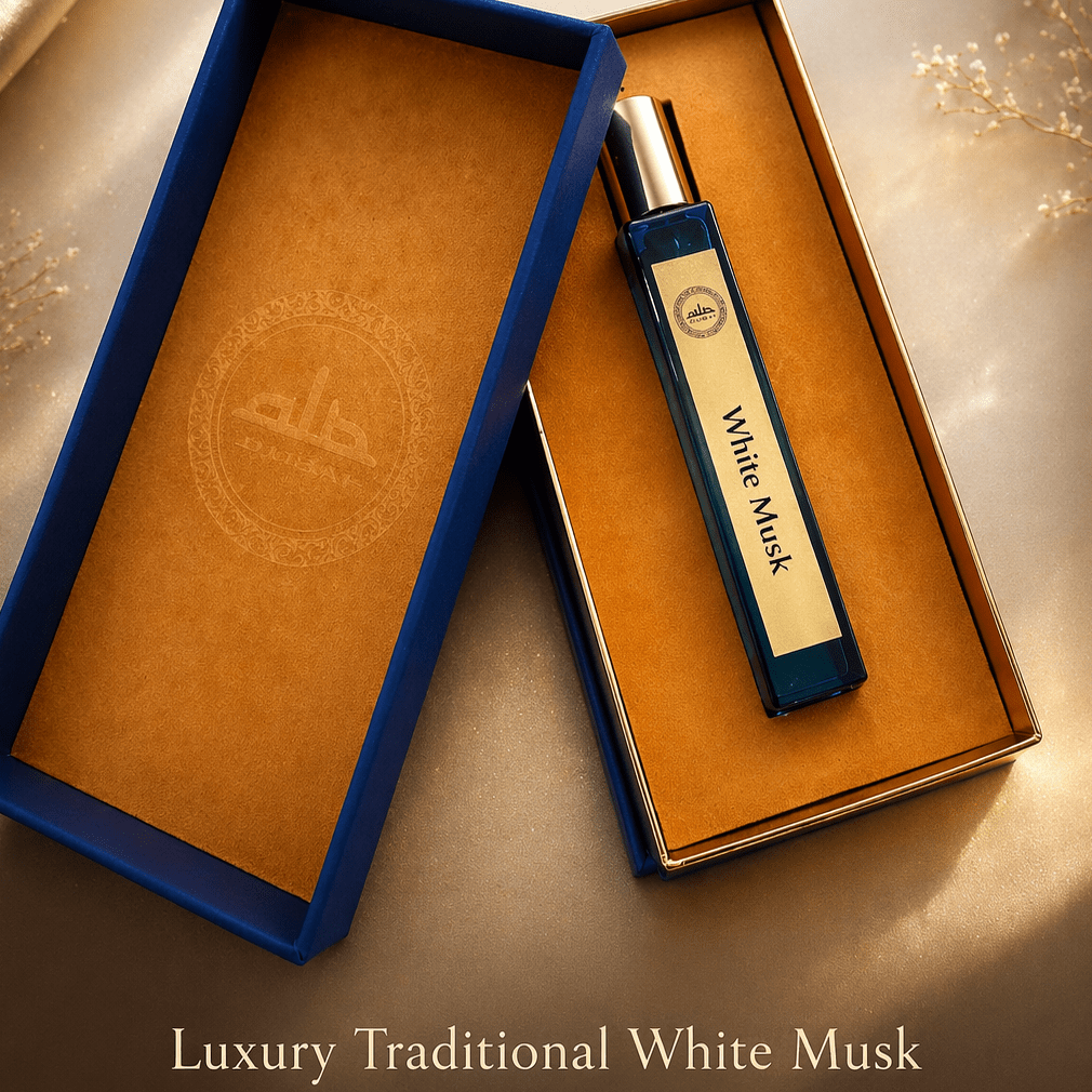 Traditional White Musk Luxury Roll - On | Perfume Oil | Travel Size - Dubai House Of Fragrance