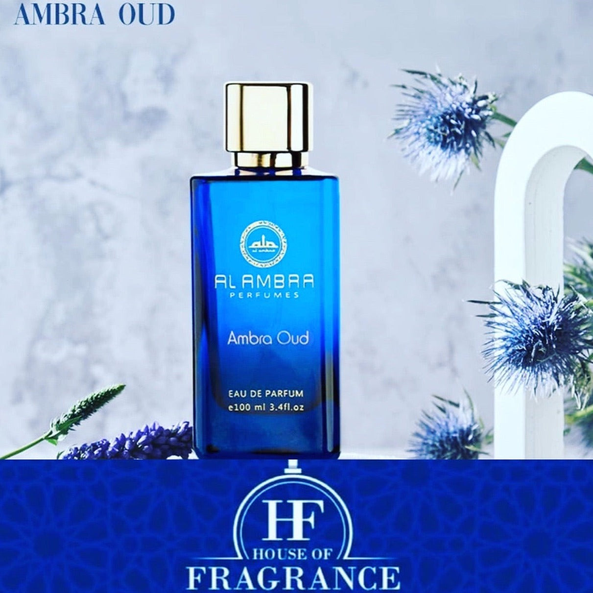  Al Haramain Orientica Amber Oud Execlusif Extrait De Parfum  Bleu Eau De Parfum Spray for Men 2.0 Ounce : Beauty & Personal Care