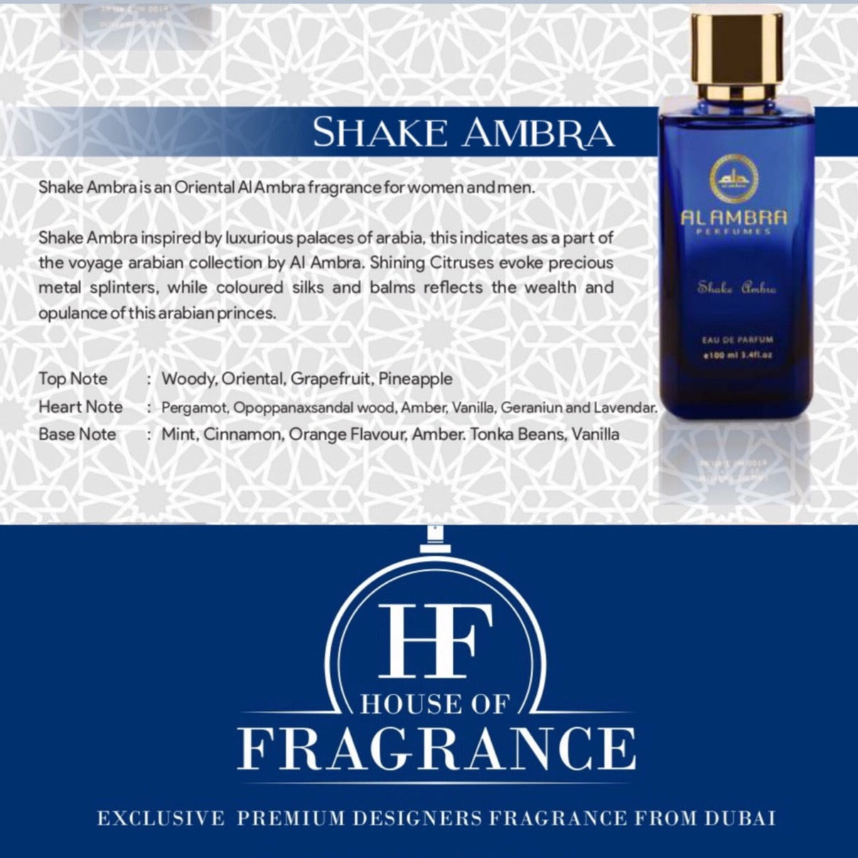 Shake Ambra Luxury COMBO OFFER