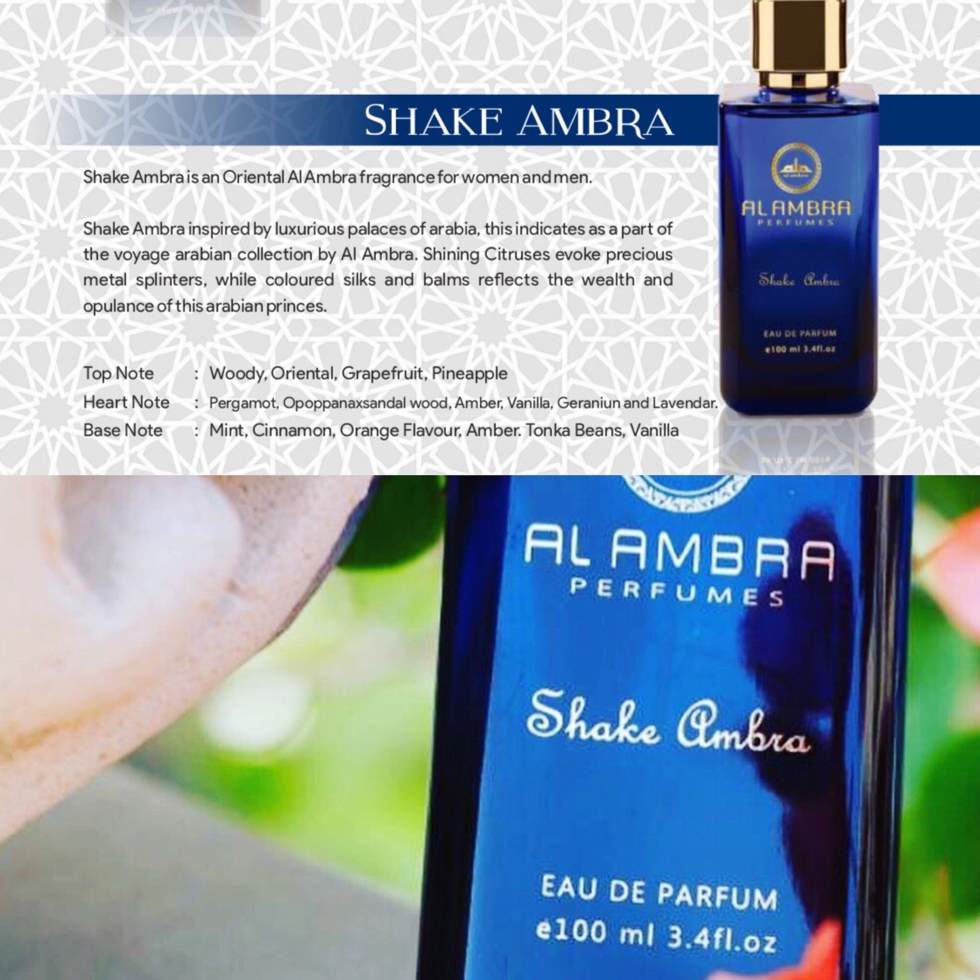 Shake Ambra Luxury | Eau De Parfum - Unisex