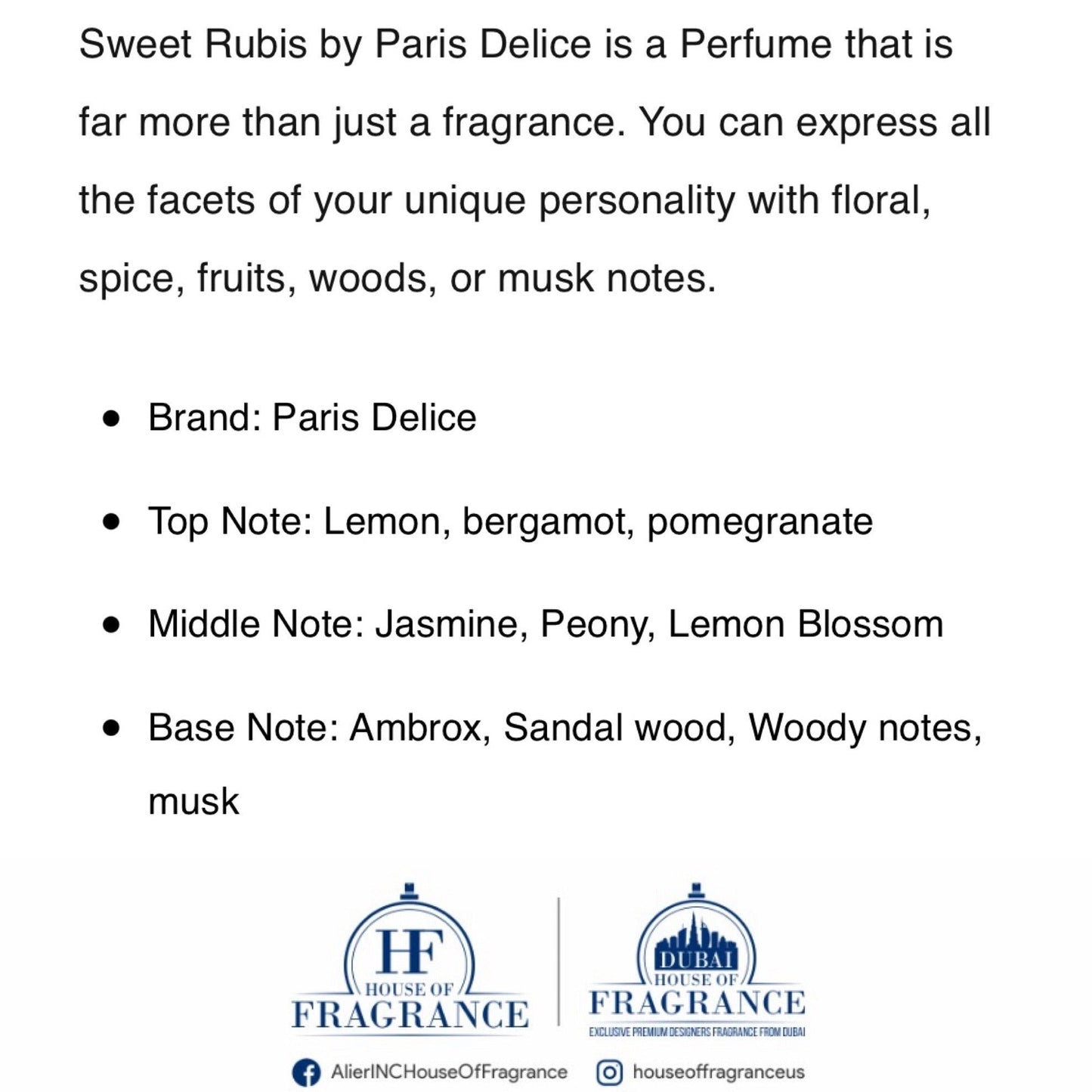 Paris Delices | Sweet Rubies